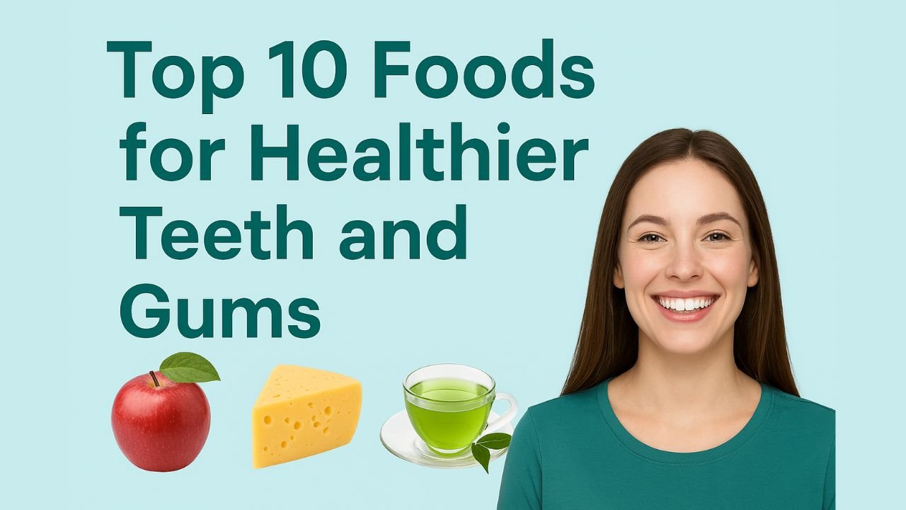 Top 10 Foods for Healthier Teeth and Gums