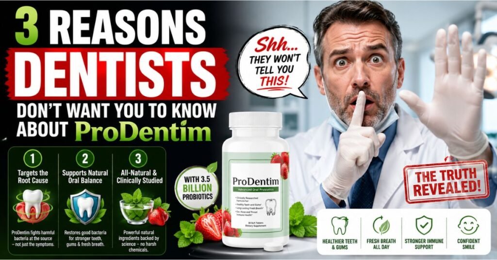 3 Reasons Dentists Don’t Want You to Know About ProDentim