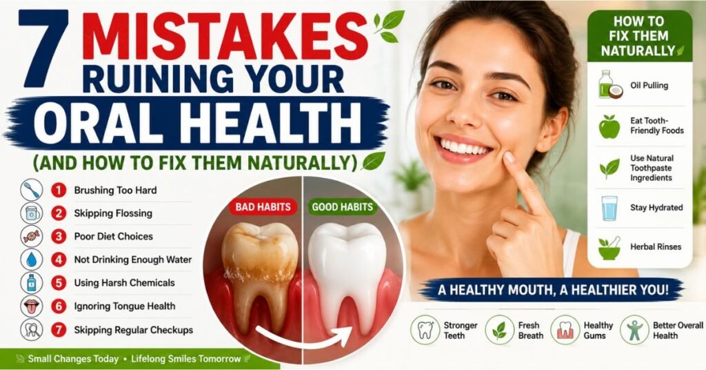 7 Mistakes Ruining Your Oral Health