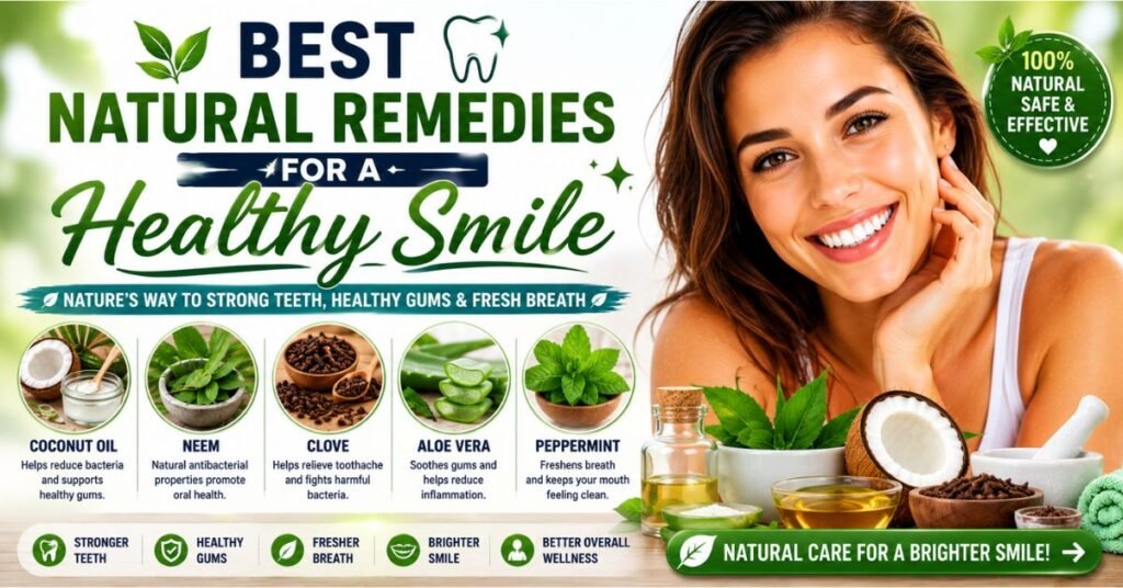 Best Natural Remedies for a Healthy Smile