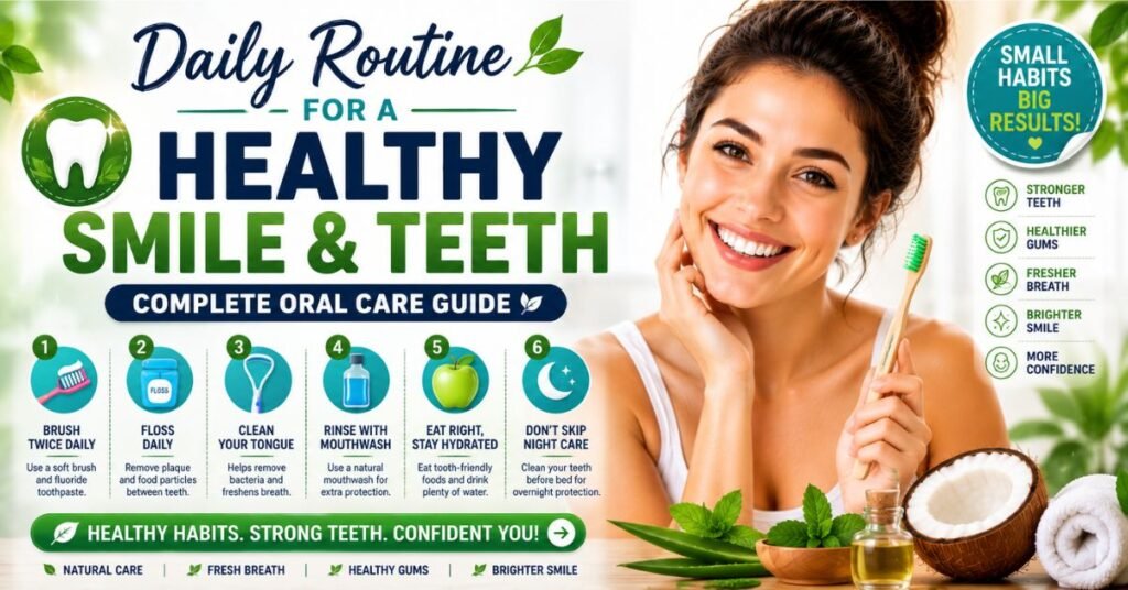 Daily Routine for a Healthy Smile and Teeth