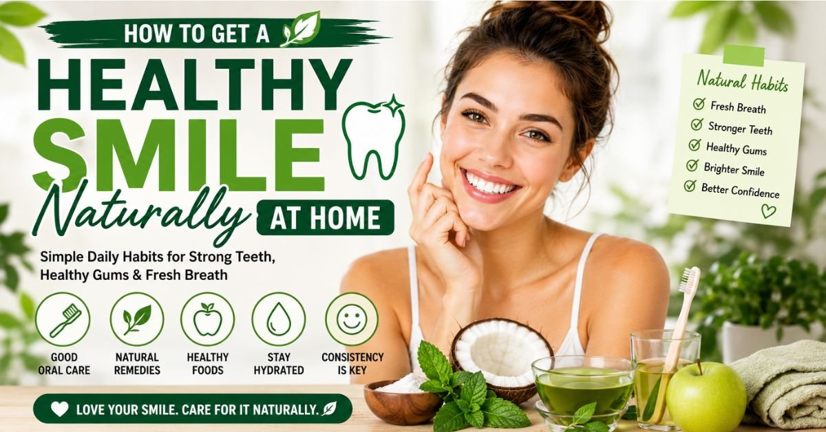 How to Get a Healthy Smile Naturally at Home