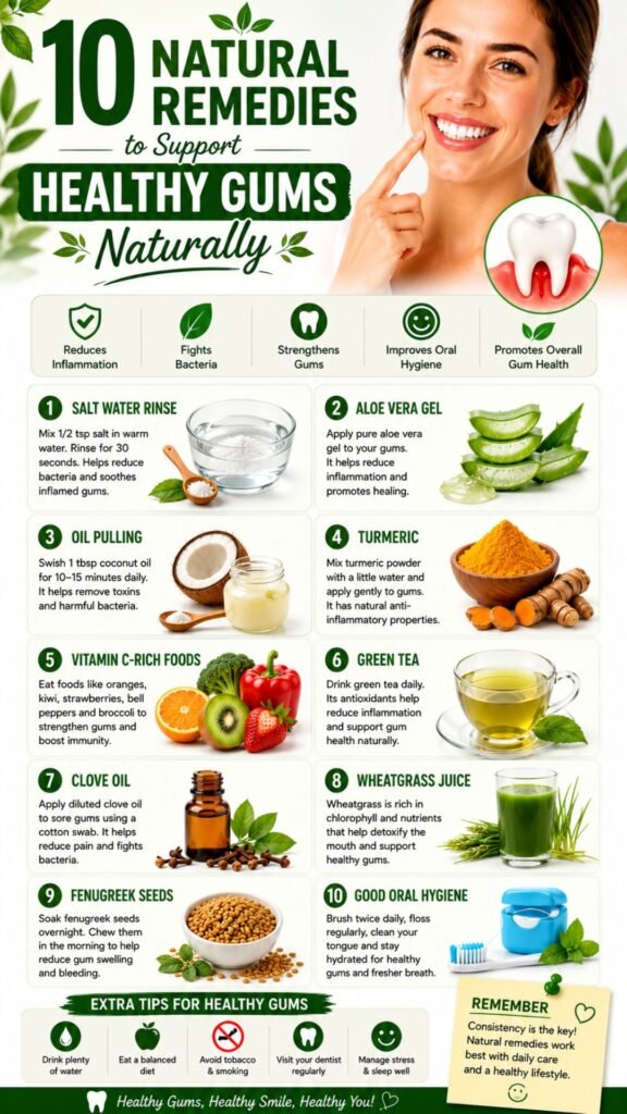 10 Natural Remedies to Support Healthy Gums