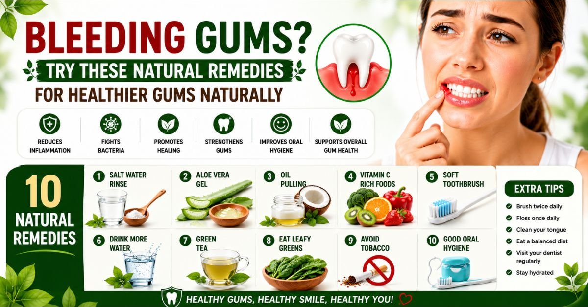 Bleeding Gums? Try These Natural Remedies for Healthier Gums Naturally